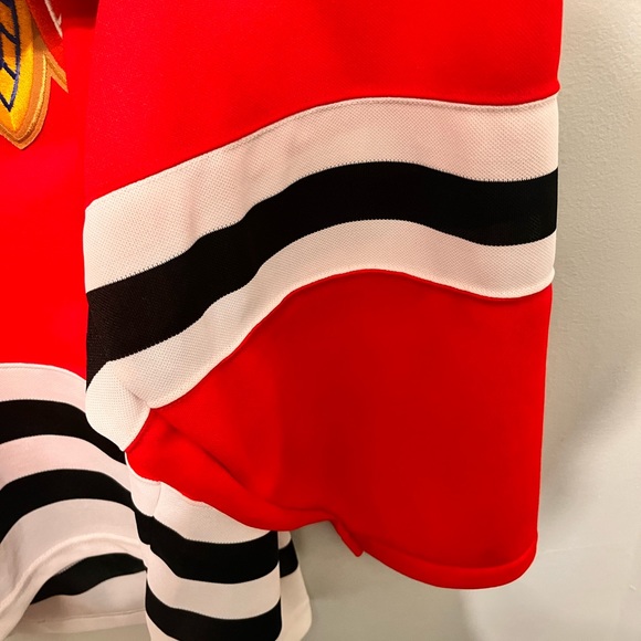 CCM - Men’s Medium -Chicago Blackhawks Jersey - 90’s Vintage- Blank -Red & White - Picture 11 of 13